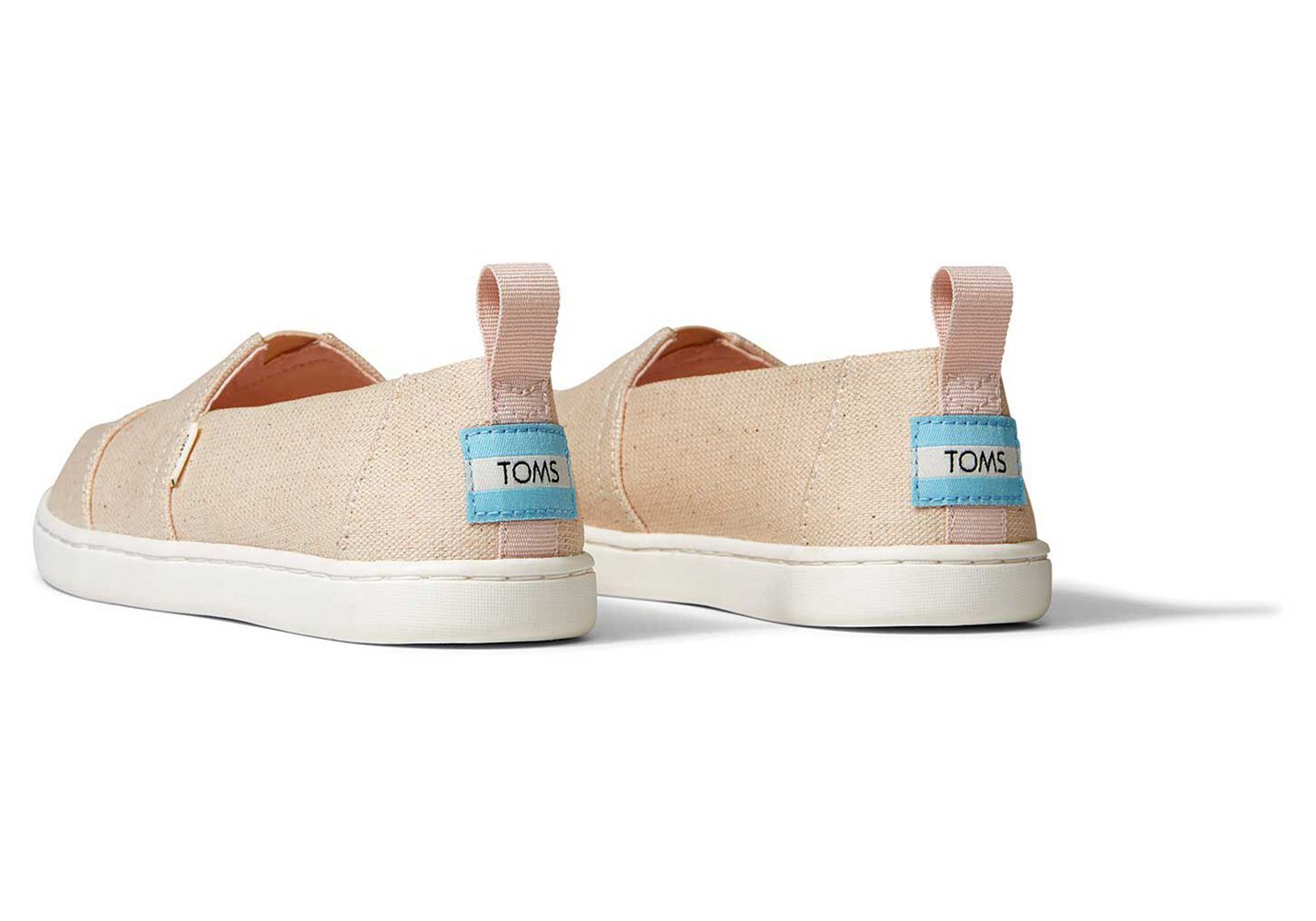 Toms Alpargata Youth Metallic Espadrille Beige - Kids - 41378-YDSW